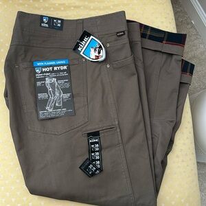 Kuhn Hot Rydr flannel lined pants